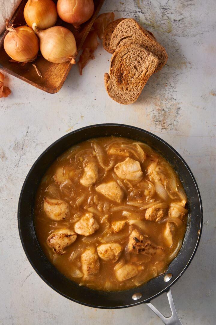 The BEST French Onion Chicken Casserole