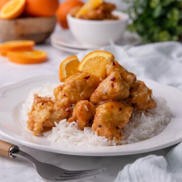 The BEST Easy Orange Chicken Recipe (Prepped In 10 Minutes)