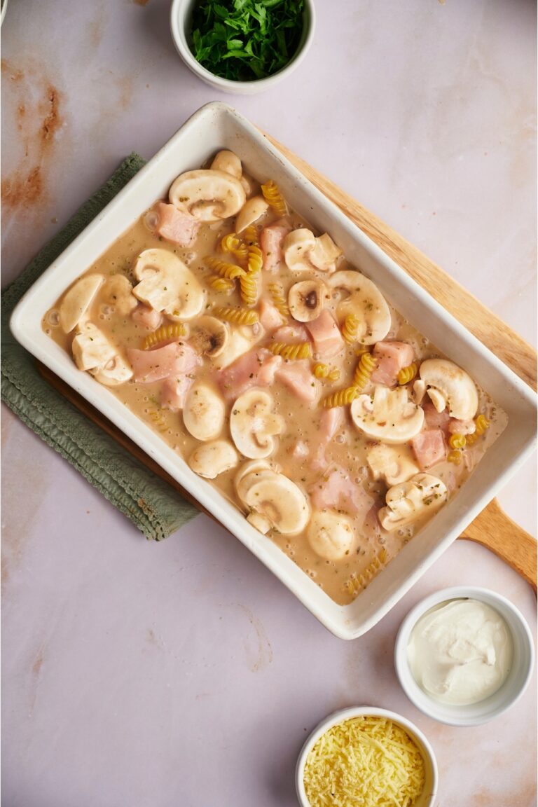 Easy Chicken Mushroom Casserole Recipe