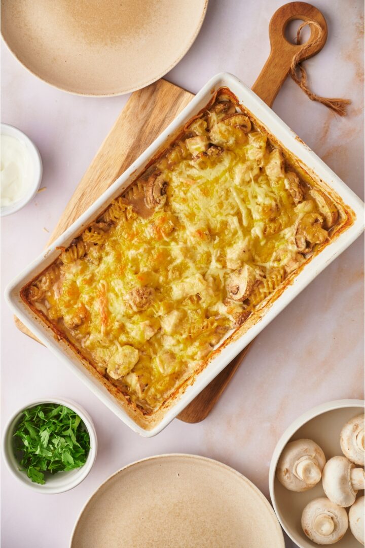 Easy Chicken Mushroom Casserole Recipe