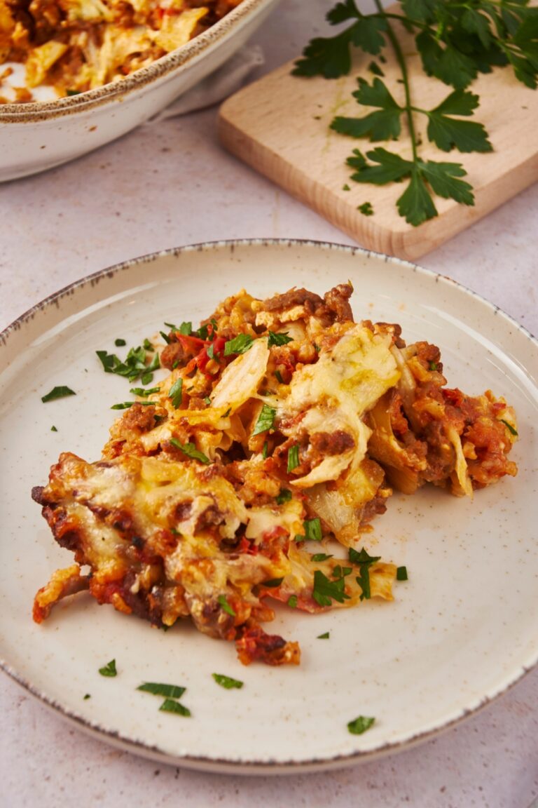 The BEST Cabbage Roll Casserole Recipe (Prepped In 15 Minutes)