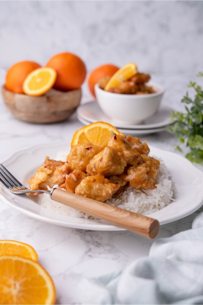 The BEST Easy Orange Chicken Recipe (Prepped In 10 Minutes)