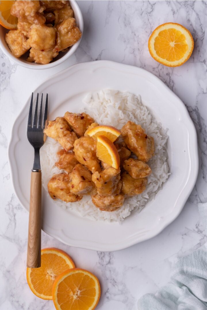 The BEST Easy Orange Chicken Recipe (Prepped In 10 Minutes)