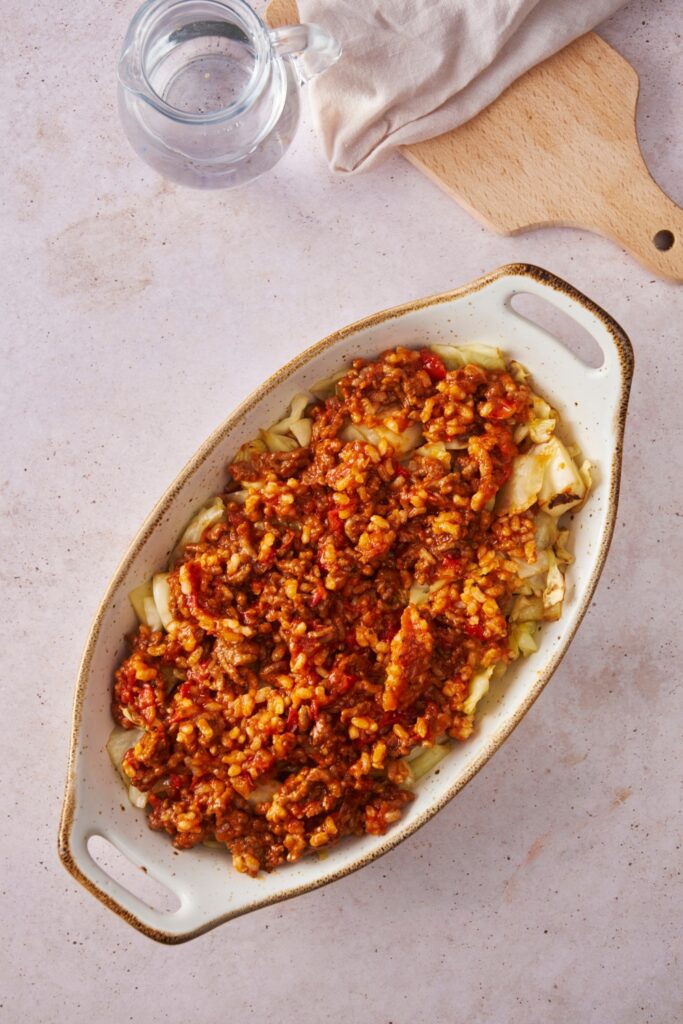 The BEST Cabbage Roll Casserole Recipe (Prepped In 15 Minutes)