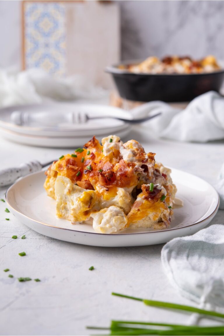 Easy Cauliflower Casserole (Made In Just 30 Minutes)