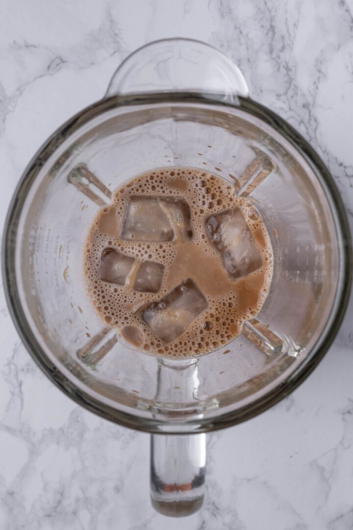 Easy Caramel Ribbon Crunch Frappuccino (Better Than Starbucks)
