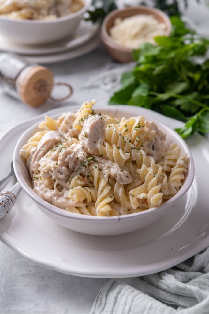 Olive Garden Crock Pot Chicken Pasta (My GoTo Easy Weeknight Meal)