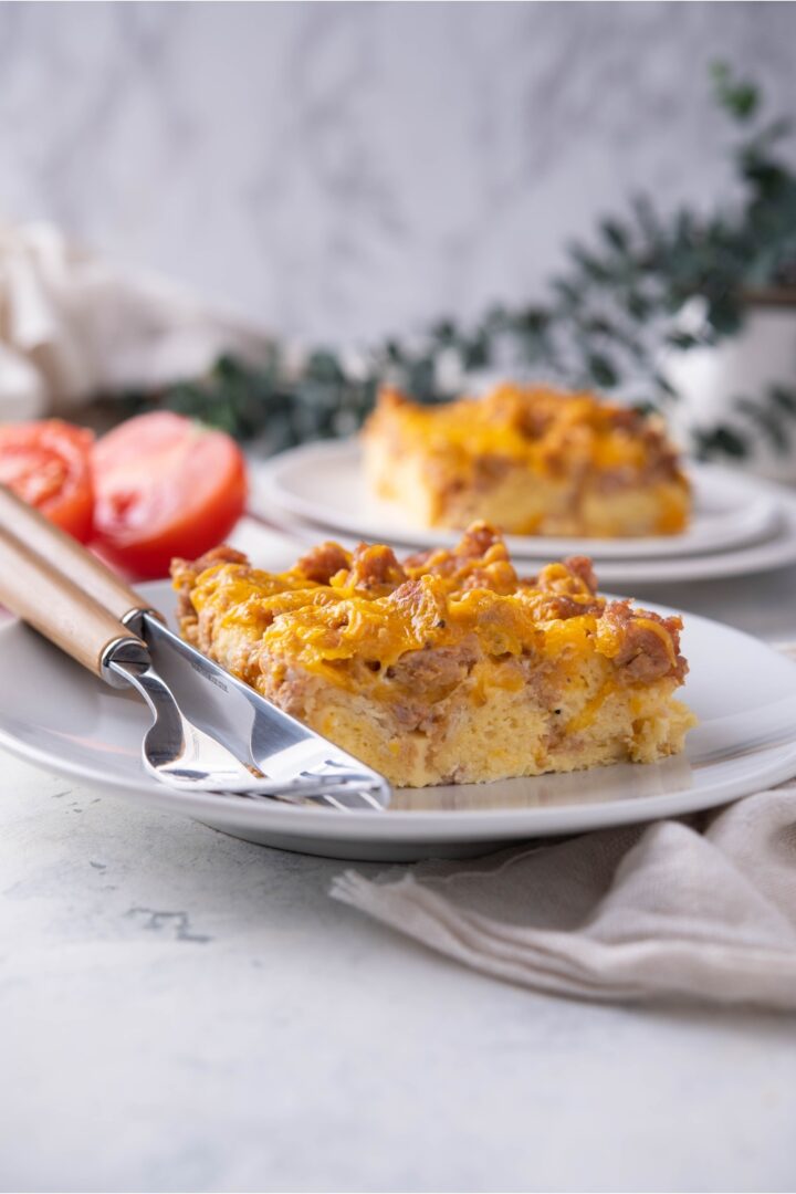 The BEST Overnight Egg Casserole (Sausage, Egg, and Cheese)