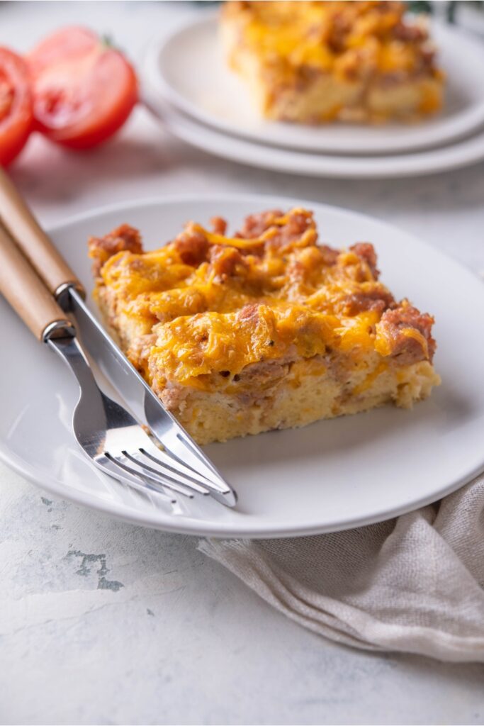 The BEST Overnight Egg Casserole (Sausage, Egg, and Cheese)