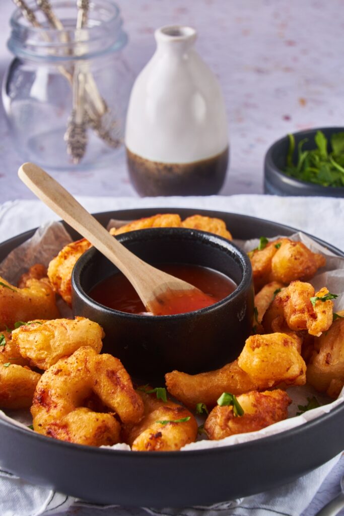 Crispy Beer Battered Shrimp