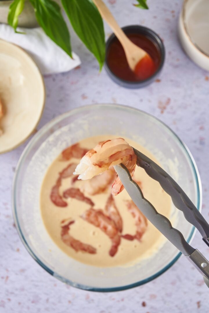 Crispy Beer Battered Shrimp