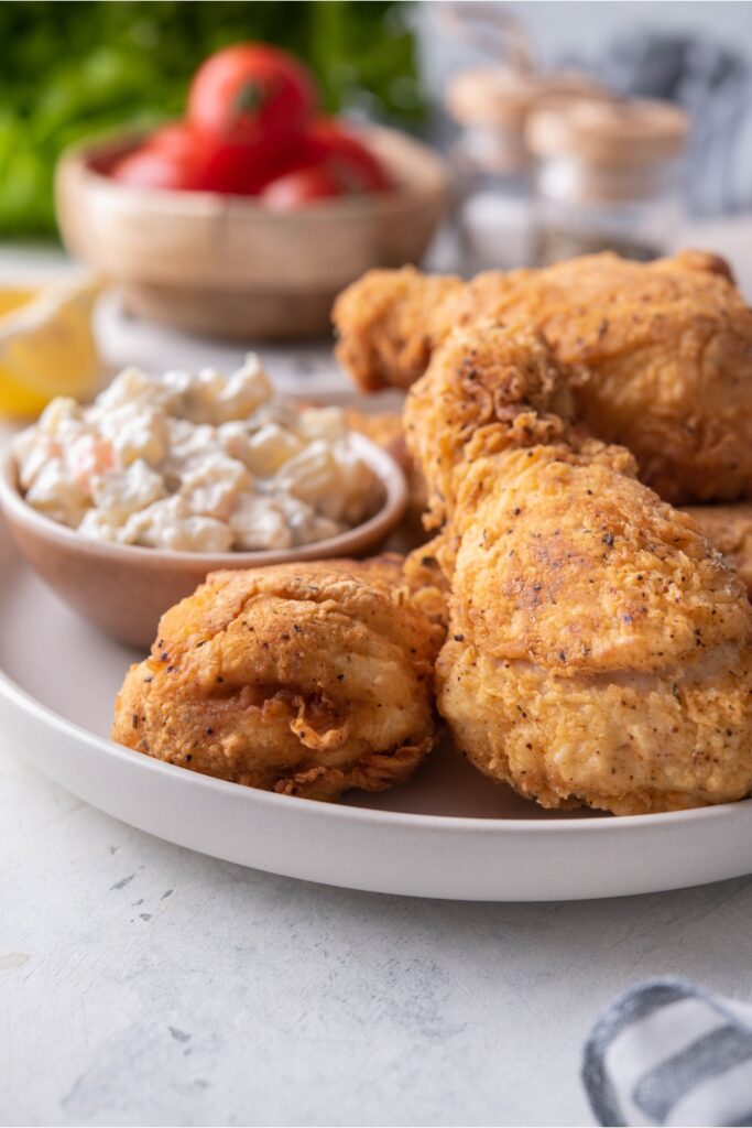 Crispy Fried Chicken Without Buttermilk