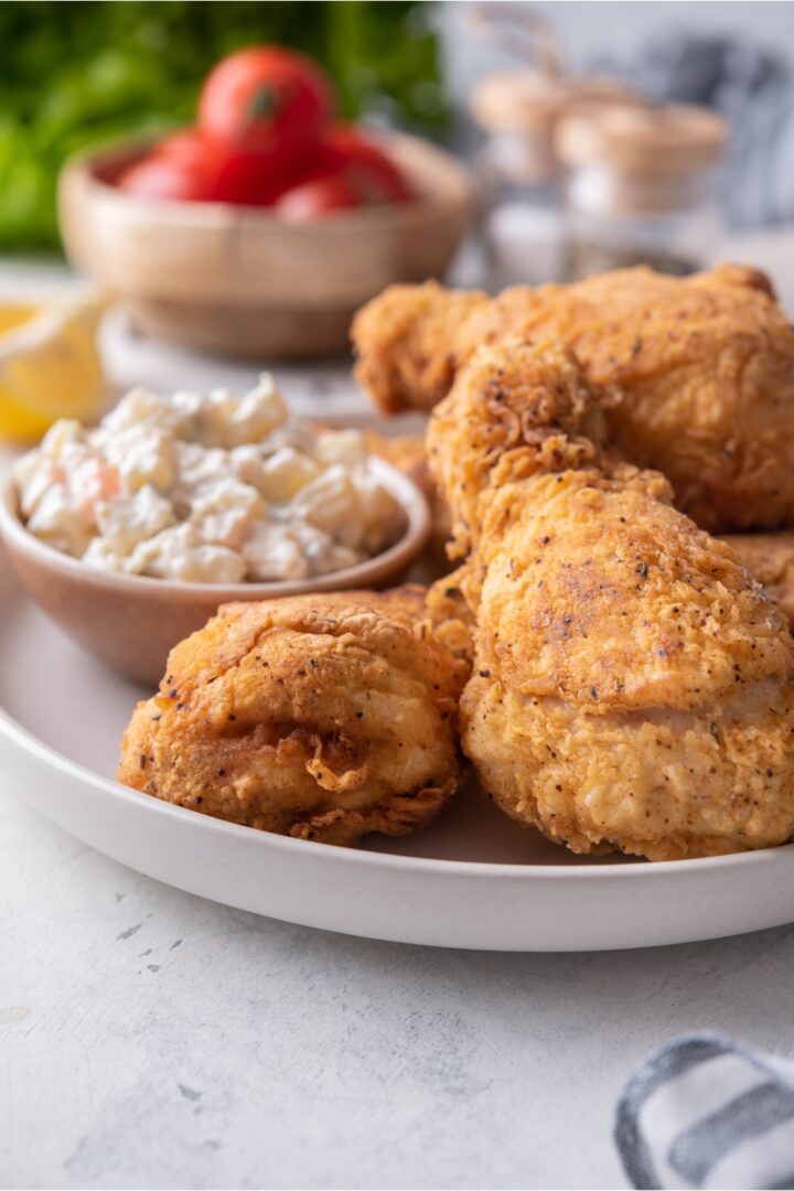 Crispy Fried Chicken Without Buttermilk