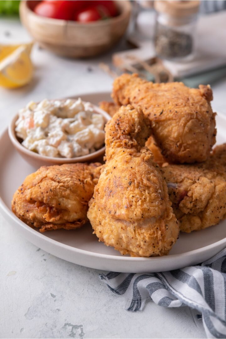 Crispy Fried Chicken Without Buttermilk