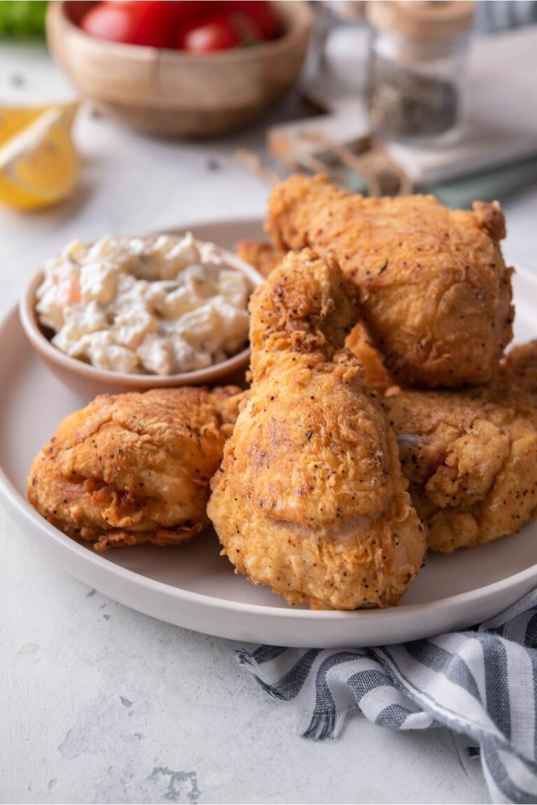 Crispy Fried Chicken Without Buttermilk