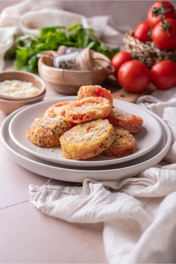 Crispy Fried Red Tomatoes