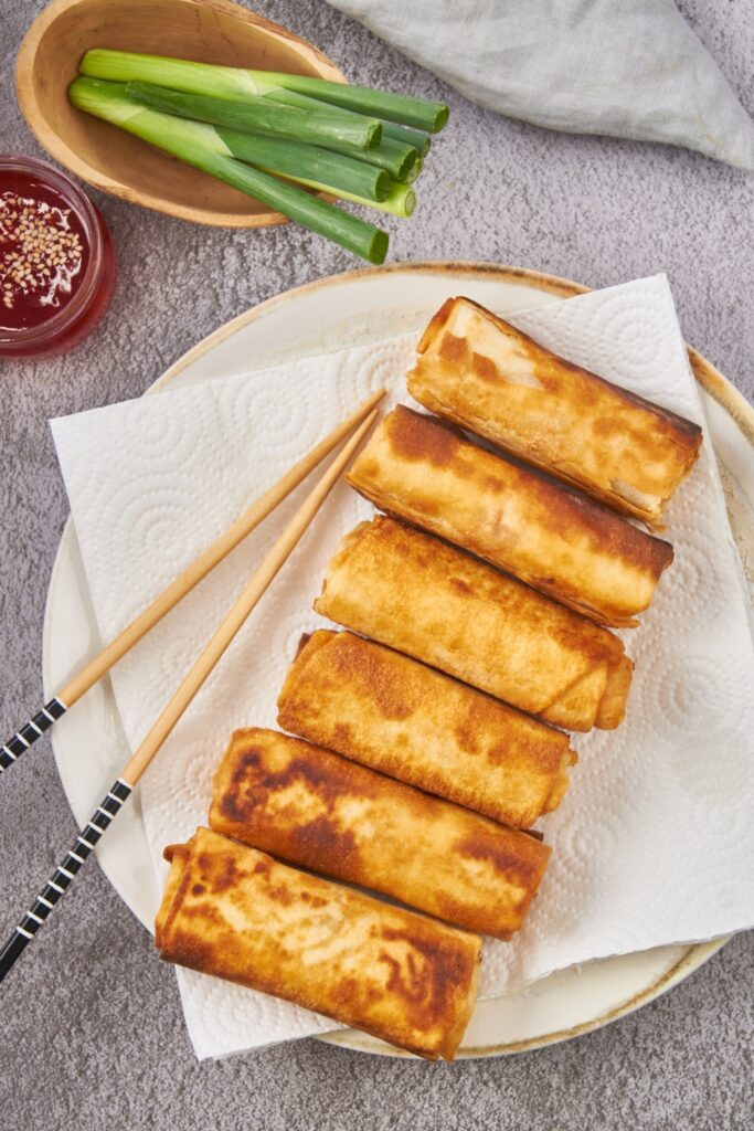 Crispy Fried Shrimp Egg Rolls Made In Just 20 Minutes