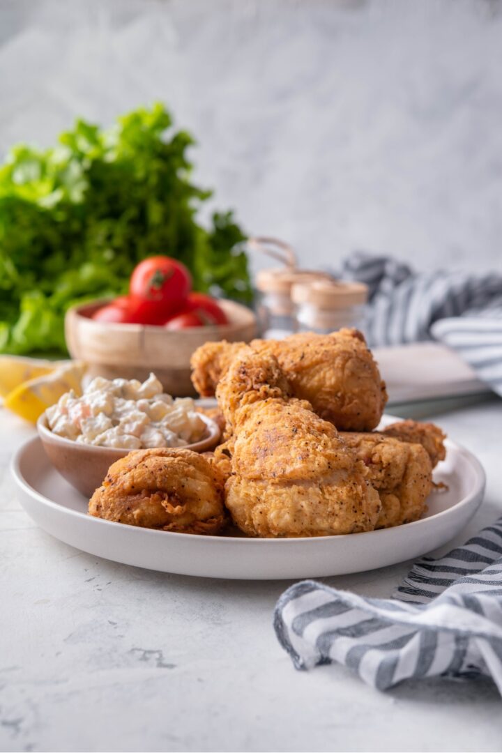 Crispy Fried Chicken Without Buttermilk