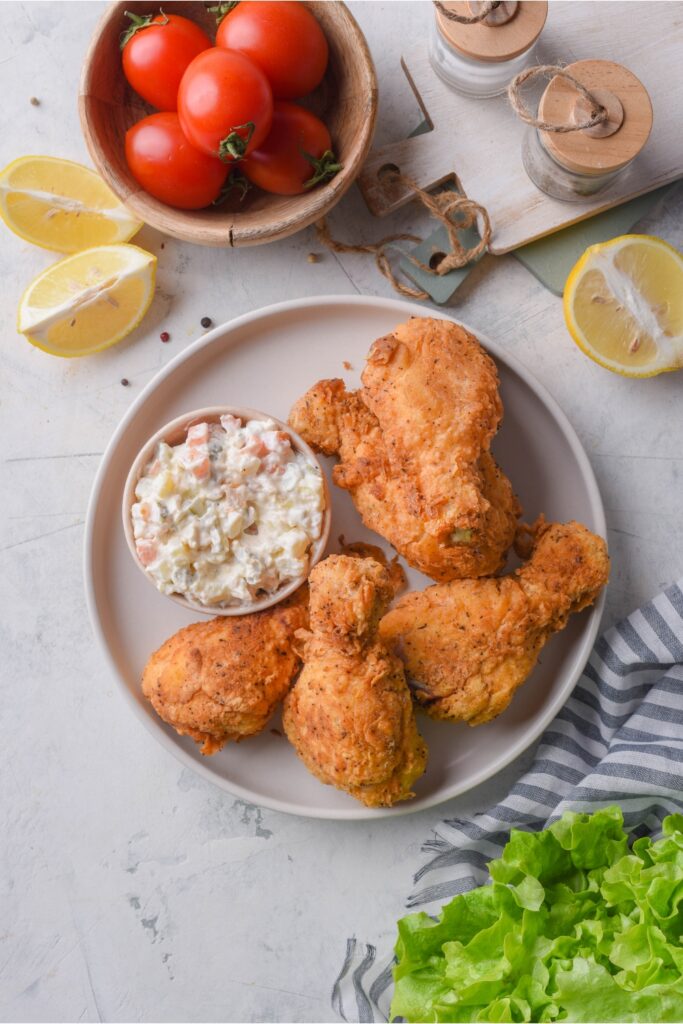 Crispy Fried Chicken Without Buttermilk   Southern Classic Fried Chicken Without Buttermilk Recipe 683x1024 