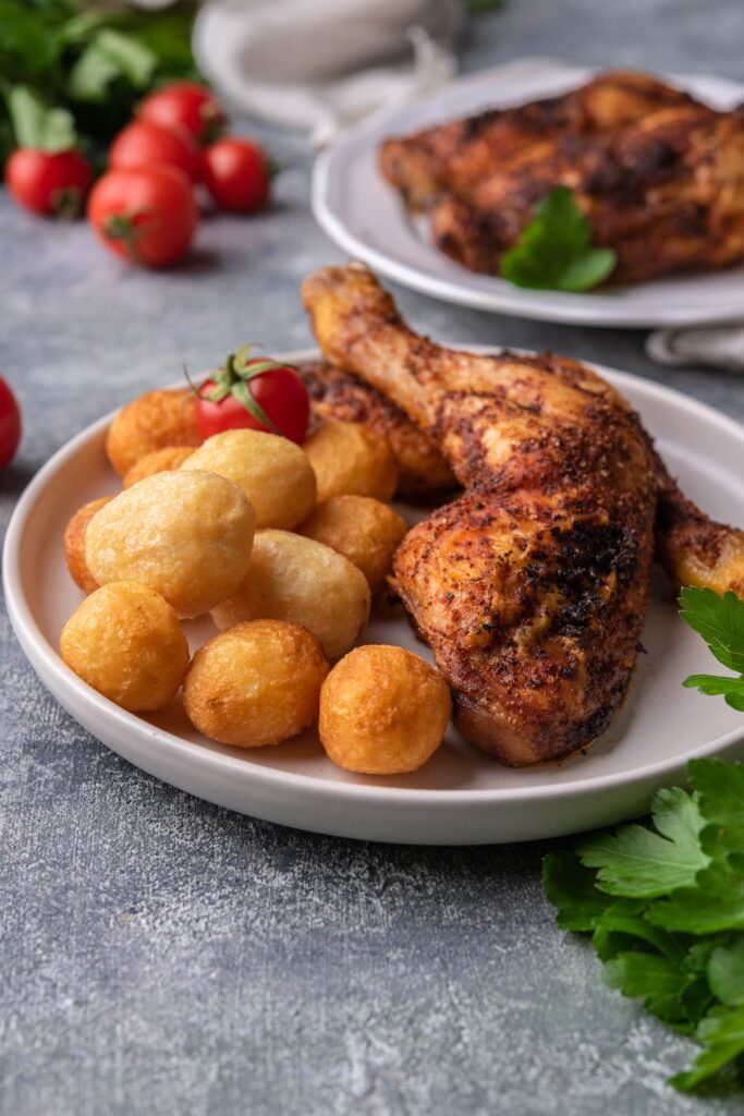 Juicy and Crispy Baked Chicken Leg Quarters (Cooks Perfectly)