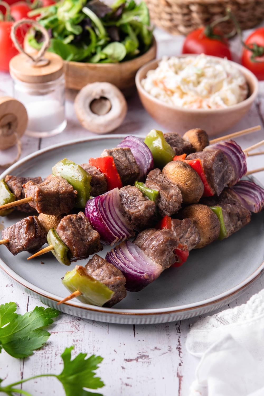 Beef kabobs in outlet oven