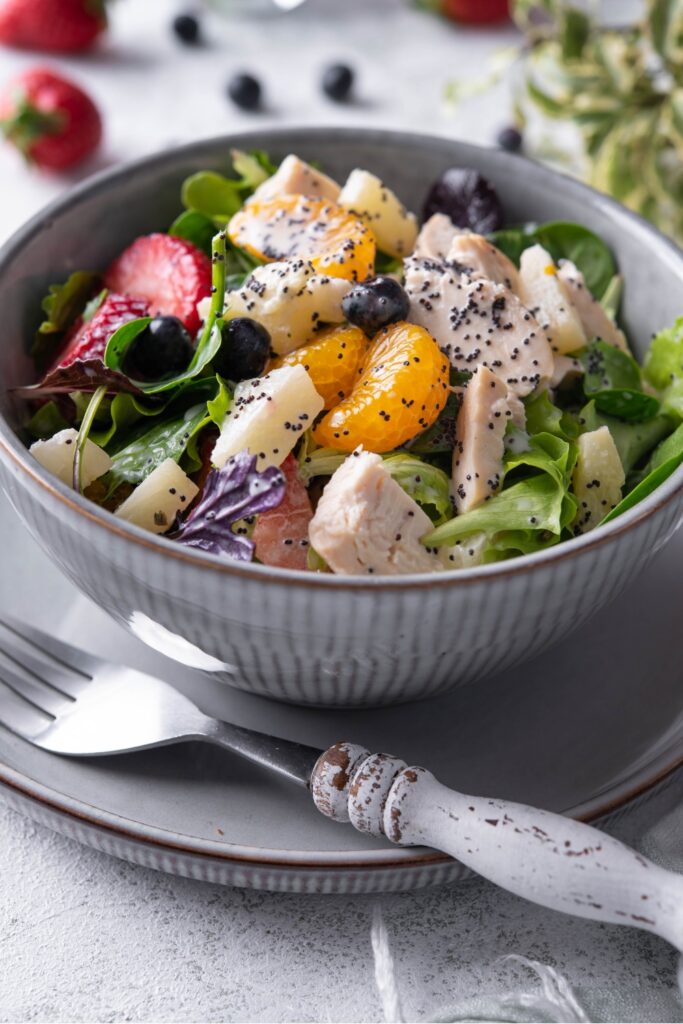 Panera Strawberry Poppyseed Salad