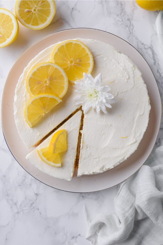 No Bake Lemon Cheesecake