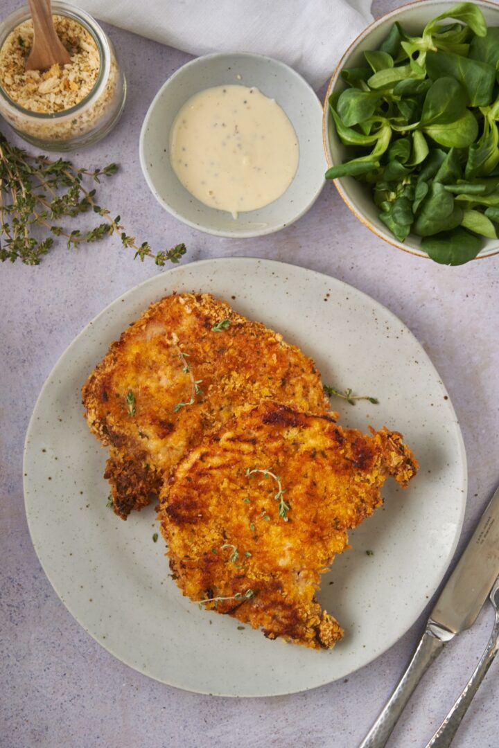 Panko Breaded Pork Chops