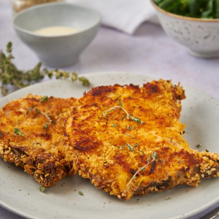 Panko Breaded Pork Chops