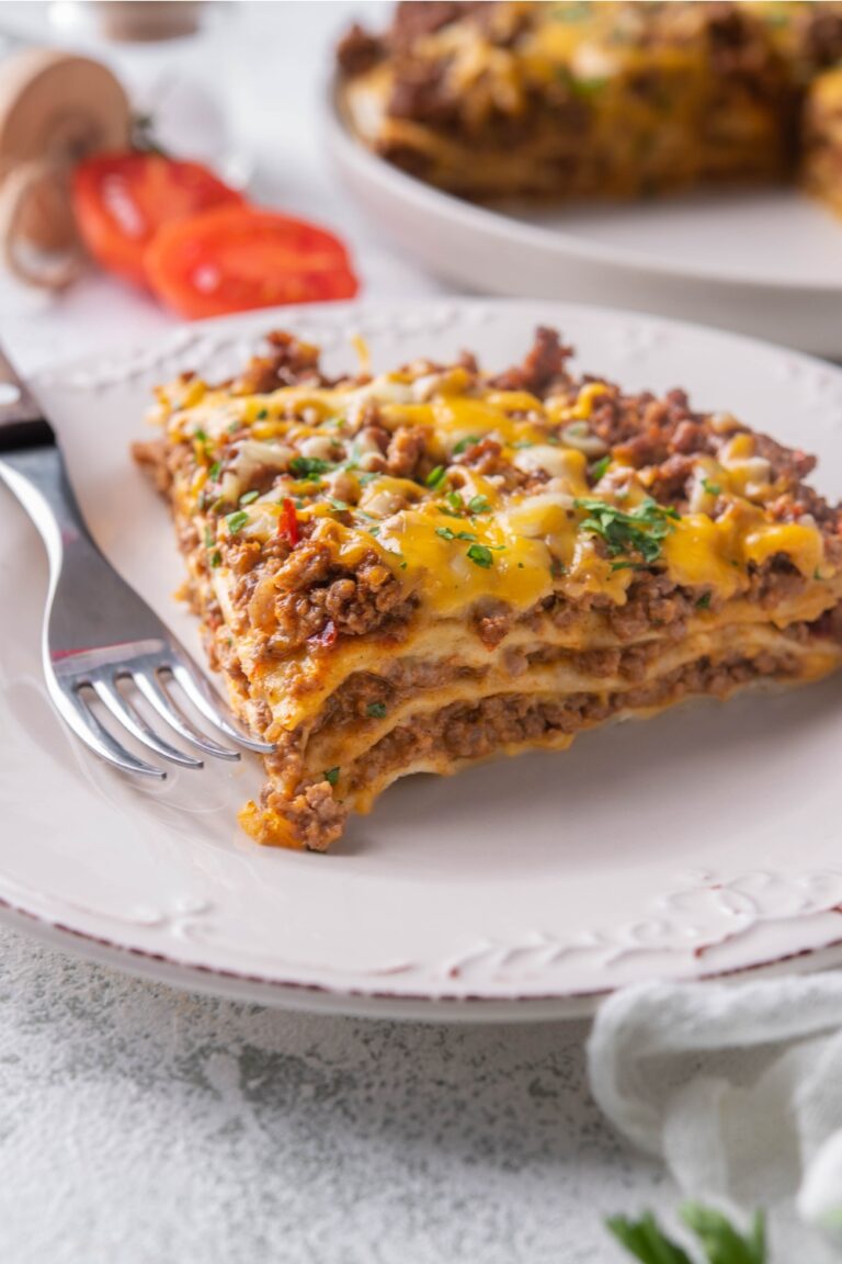 Taco Casserole With Tortillas