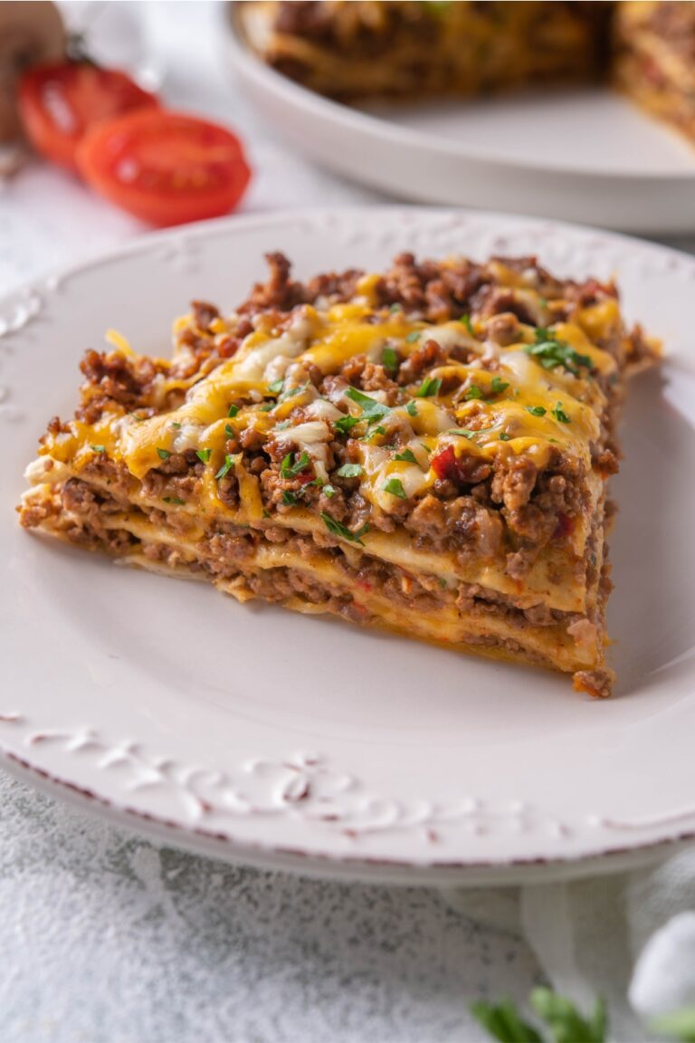 Taco Casserole With Tortillas