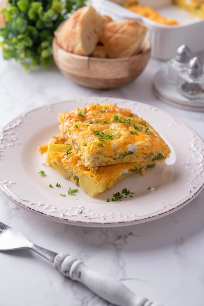 Cheesy Breakfast Potato Casserole