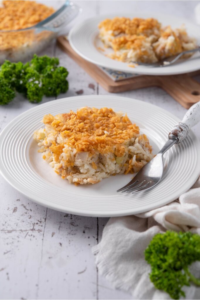 Rotisserie Chicken Casserole