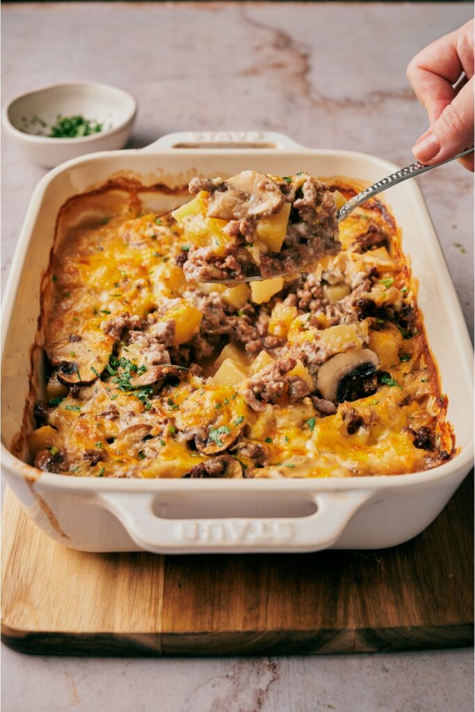 Ground Beef and Potato Casserole