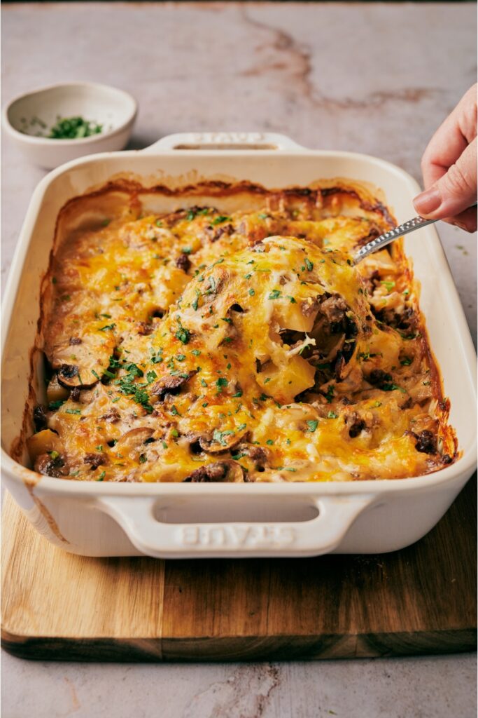 Ground Beef and Potato Casserole