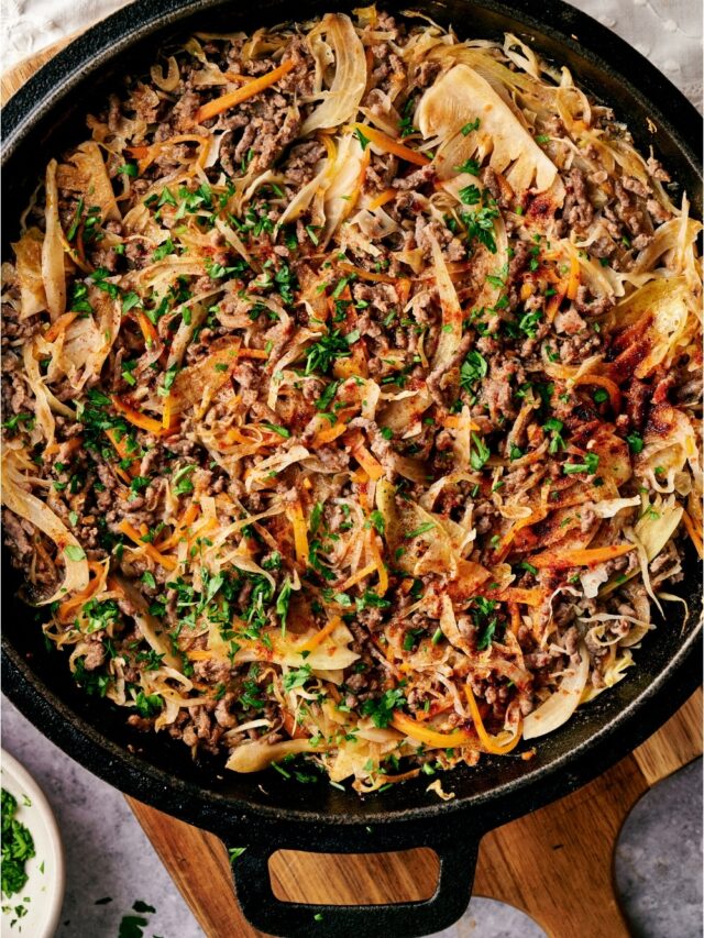 Cabbage and Ground Beef I'm Hungry For That