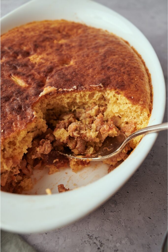 Sloppy Joe Cornbread Casserole