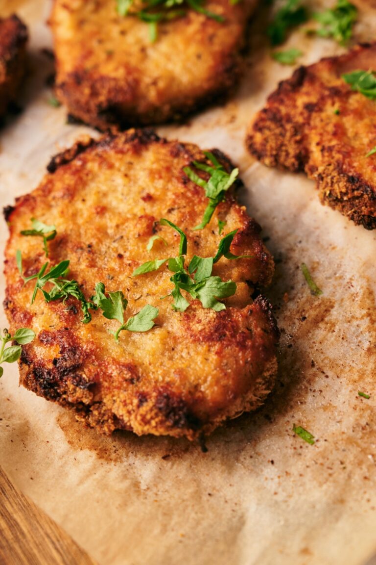 Baked Breaded Pork Chops