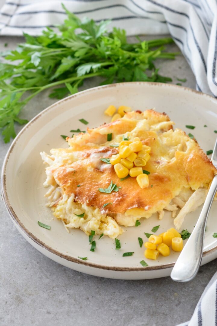 Chicken Cornbread Casserole