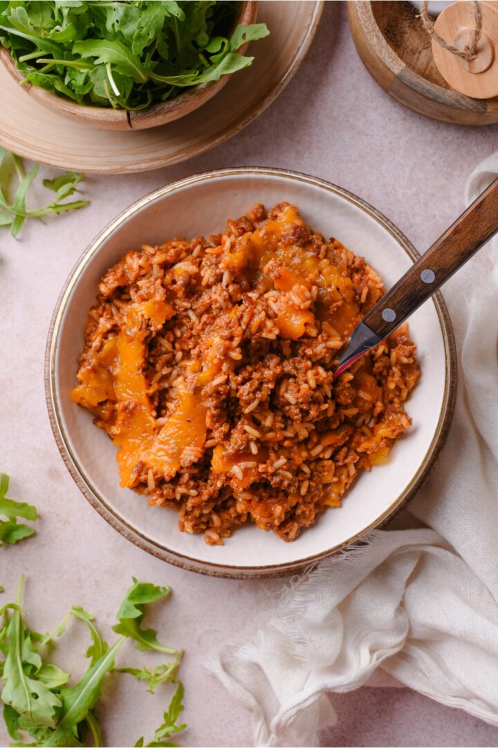 Hamburger Rice Casserole