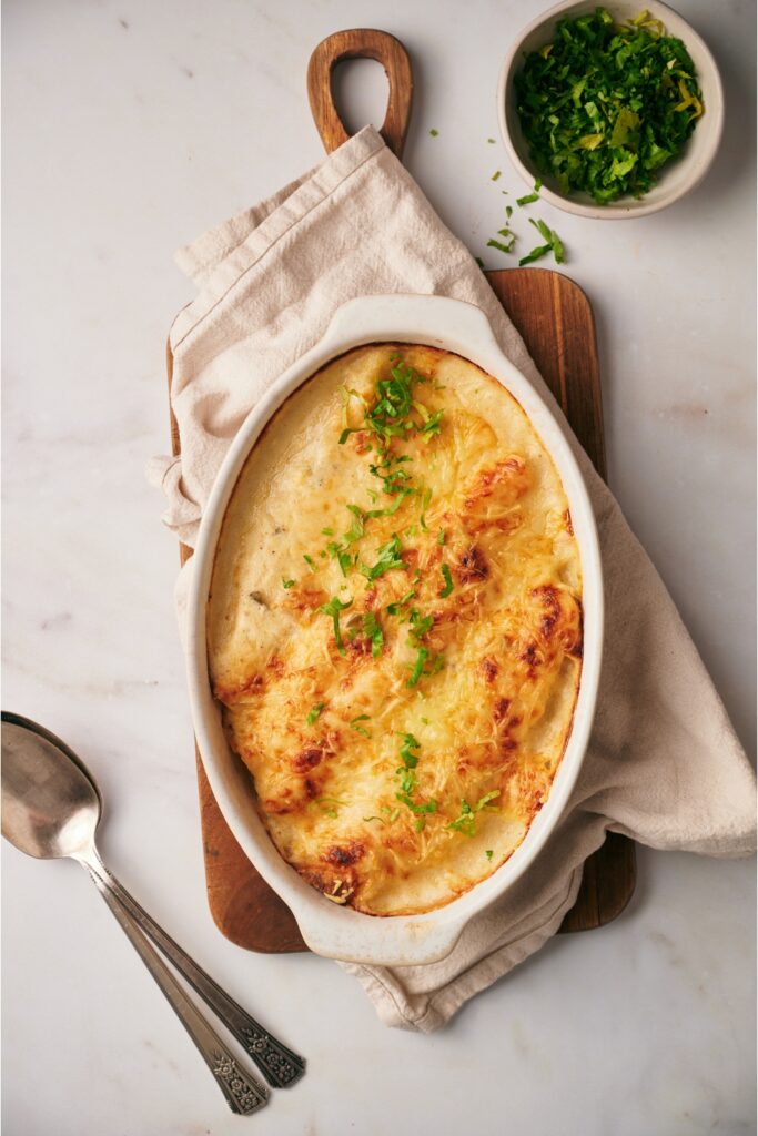 Sour Cream Chicken Enchilada Casserole