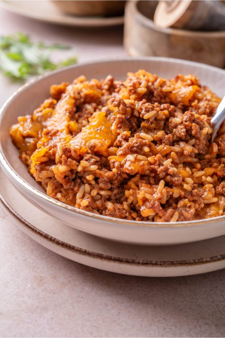 Hamburger Rice Casserole