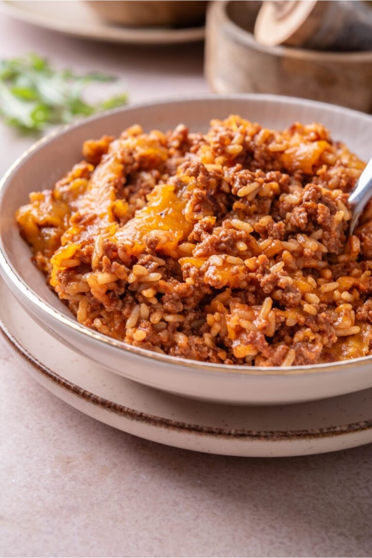 Hamburger Rice Casserole