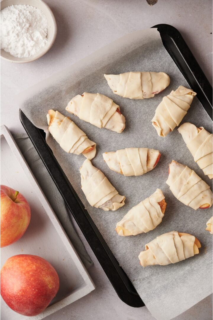 Easy Crescent Roll Apple Turnovers
