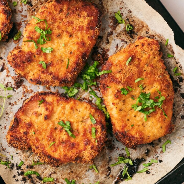 Baked Breaded Pork Chops
