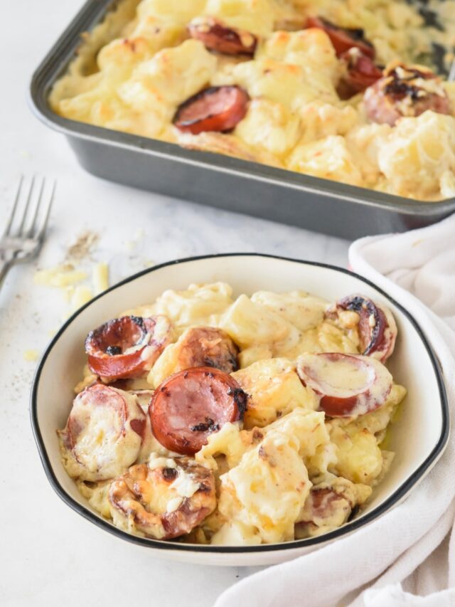 Kielbasa Potato Bake - I'm Hungry For That