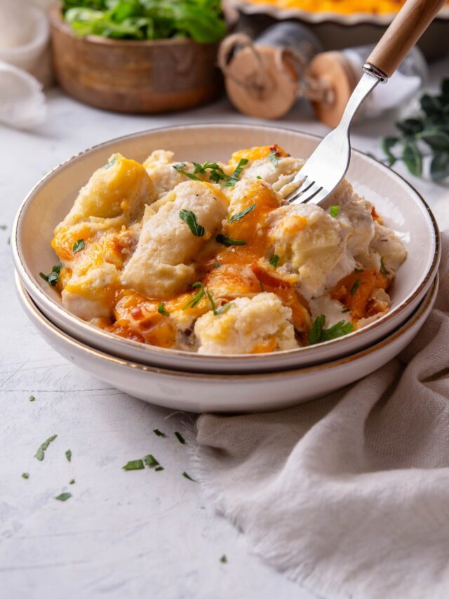 Creamy Cheesy Tater Tot Casserole - I'm Hungry For That