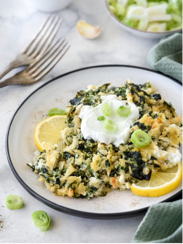 Spinach, Feta, & Rice Casserole I'm Hungry For That