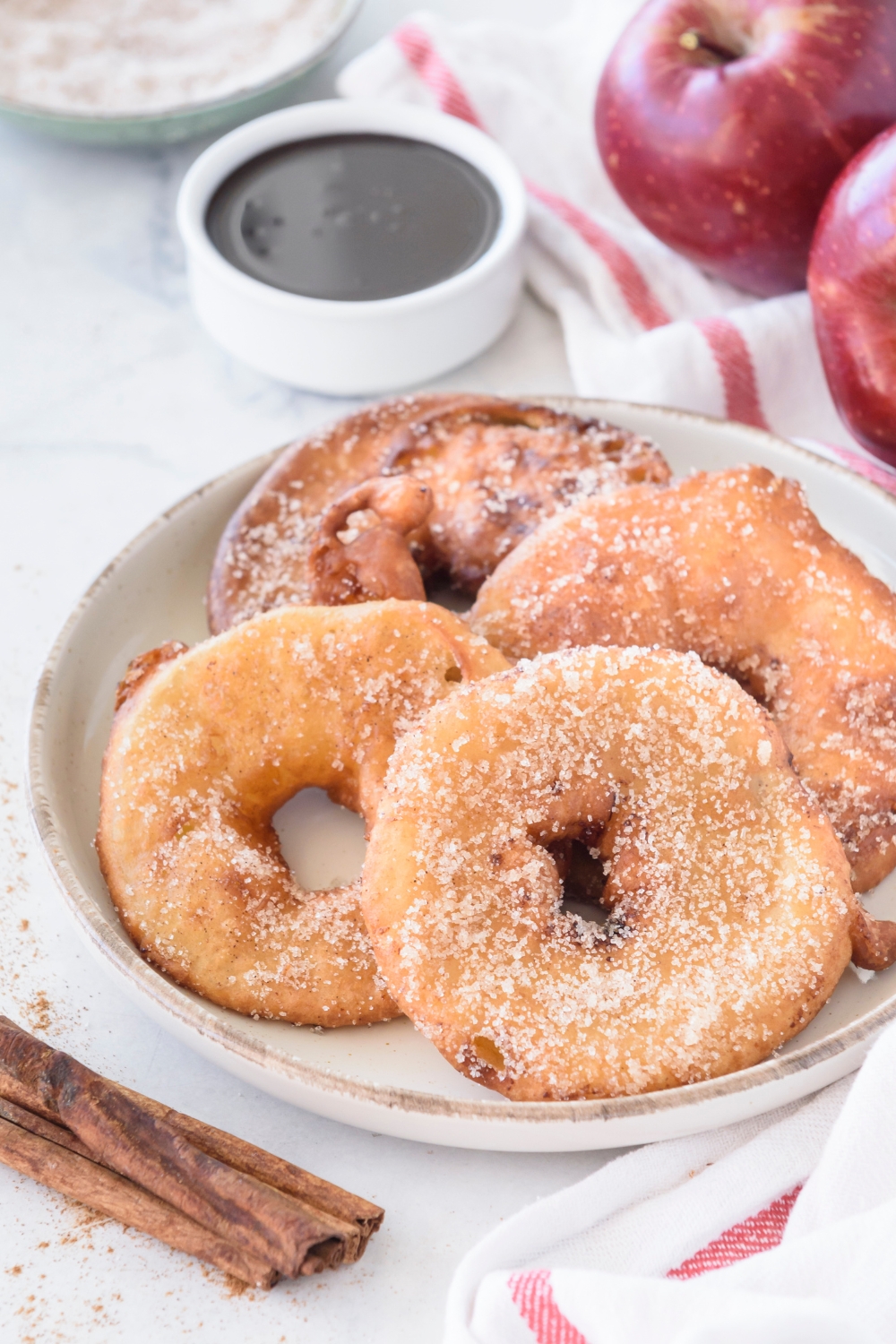 Crispy Fried Apple Rings