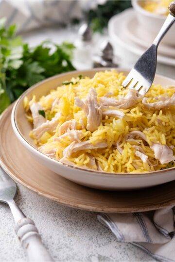 Chicken and Yellow Rice (Easy Dinner and Meal Prep)